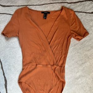 Orange Bodysuit Size Small